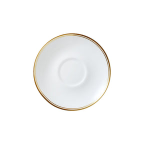Burnished Gold Coupe Tea Saucer For One 14.5cm (5 3/4") Fits AND0411A - Pack 12