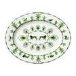 Sultan's Garden Green Misc Oval Tray 36.5 x 27.5cm (14 1/2 x 11") - Pack 6