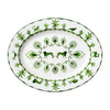 Sultan's Garden Green Misc Oval Tray 36.5 x 27.5cm (14 1/2 x 11") - Pack 6