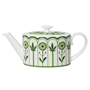 Sultan's Garden Green Coupe 2 Cup Oval Teapot Lid Fits AND0337 - Pack 6