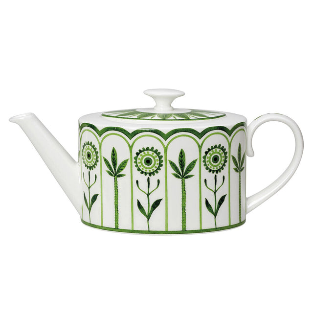 Sultan's Garden Green Coupe 2 Cup Oval Teapot Lid Fits AND0337 - Pack 6