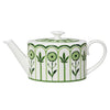 Sultan's Garden Green Coupe 2 Cup Oval Teapot Lid Fits AND0337 - Pack 6