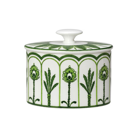 Sultan's Garden Green Coupe Oval Covered Sugar Lid Fits AND0335 - Pack 12