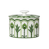Sultan's Garden Green Coupe Oval Covered Sugar Lid Fits AND0335 - Pack 12