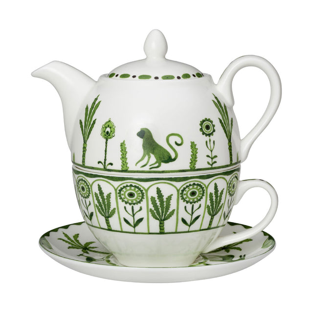 Sultan's Garden Green Coupe Tea For One Set - Pack 6