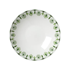 Sultan's Garden Green Coupe Bowl 24cm 59.7cl (9 1/2" 21oz) - Pack 12