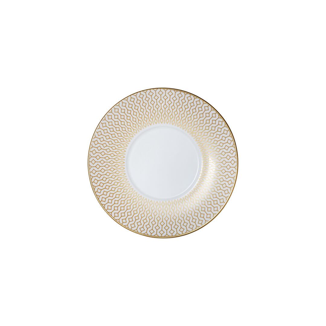 Diamond Gold Coupe Espresso Saucer 12cm (4 3/4") Fits AND0112 - Pack 12