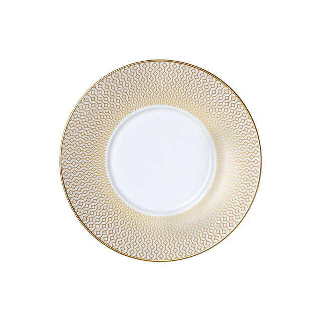 Diamond Gold Coupe Saucer 16cm (6 1/3") Fits AND0110 - Pack 12