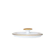 Diamond Gold Coupe Oval Covered Sugar Lid Fits AND0335 - Pack 12