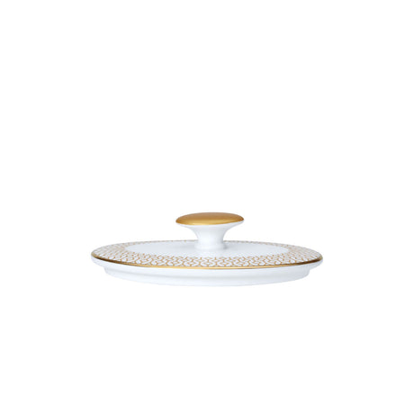 Diamond Gold Coupe Oval Covered Sugar Lid Fits AND0335 - Pack 12