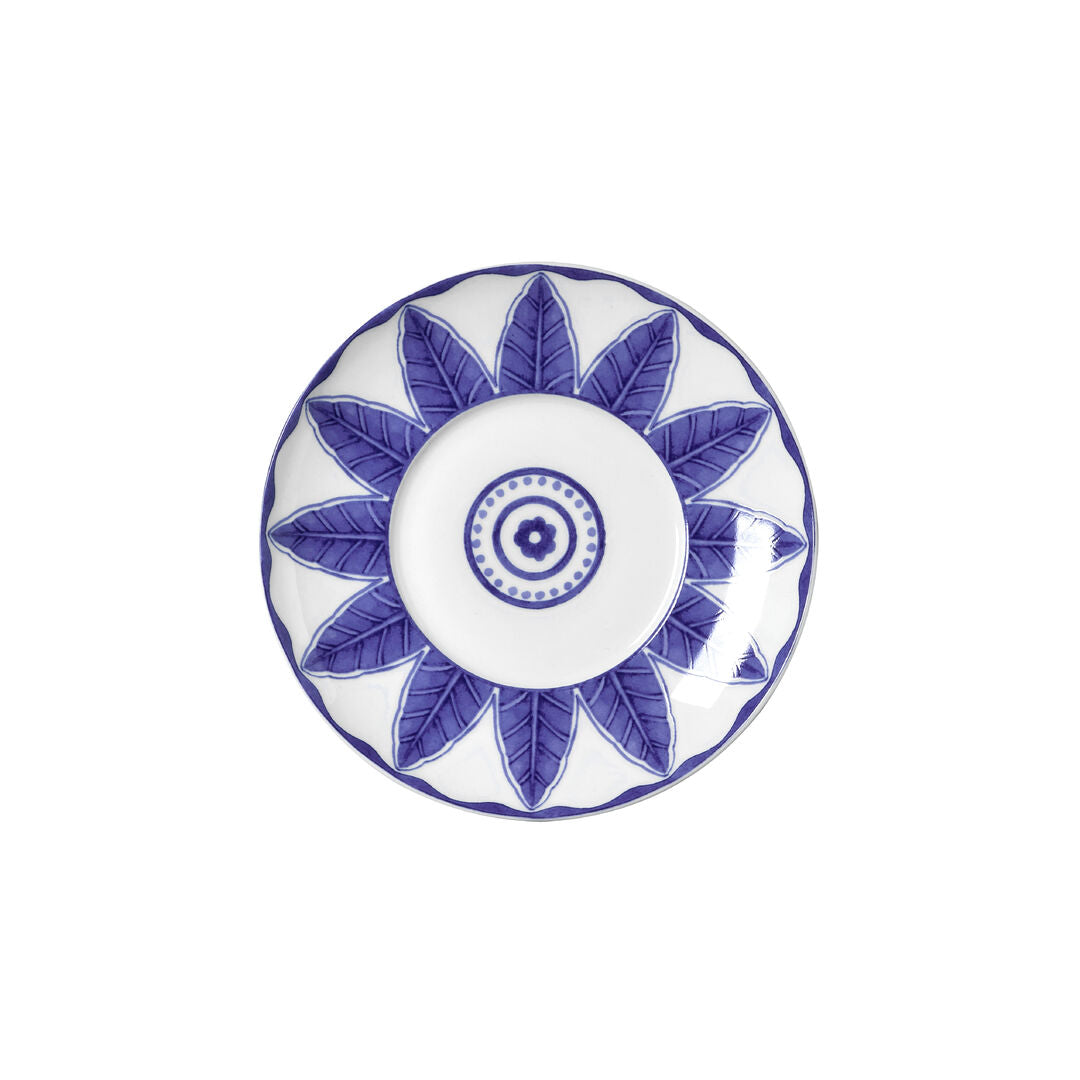 Sultan's Garden Blue Coupe Saucer 16cm (6 1/3") Fits AND0110 - Pack 12