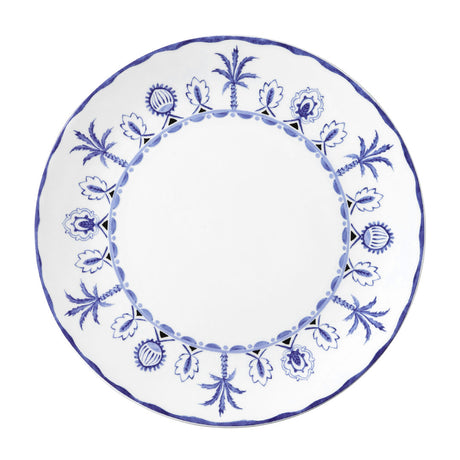 Sultan's Garden Blue Coupe Plate 27cm (10 1/2") - Pack 12