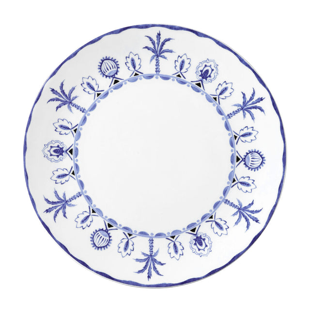 Sultan's Garden Blue Coupe Plate 27cm (10 1/2") - Pack 12