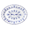 Sultan's Garden Blue Misc Oval Tray 36.5 x 27.5cm (14 1/2 x 11") - Pack 6