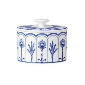 Sultan's Garden Blue Coupe Oval Sugar 9cm 22.5cl (3 1/2") Lid Sold Separately - Pack 12
