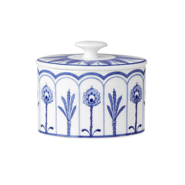 Sultan's Garden Blue Coupe Oval Sugar 9cm 22.5cl (3 1/2") Lid Sold Separately - Pack 12