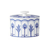 Sultan's Garden Blue Coupe Oval Sugar 9cm 22.5cl (3 1/2") Lid Sold Separately - Pack 12