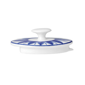 Sultan's Garden Blue Coupe 2 Cup Oval Teapot Lid Fits AND0337 - Pack 6