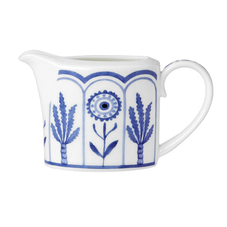Sultan's Garden Blue Coupe Milk Jug 9cm 22cl (3 1/2" 7 3/4oz) - Pack 12