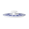 Sultan's Garden Blue Coupe Oval Covered Sugar Lid Fits AND0335 - Pack 12