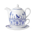 Sultan's Garden Blue Coupe Tea For One Set - Pack 6