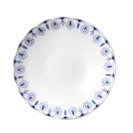 Sultan's Garden Blue Coupe Bowl 24 x 6.35cm (10 3/4 x 2 1/2") - Pack 12