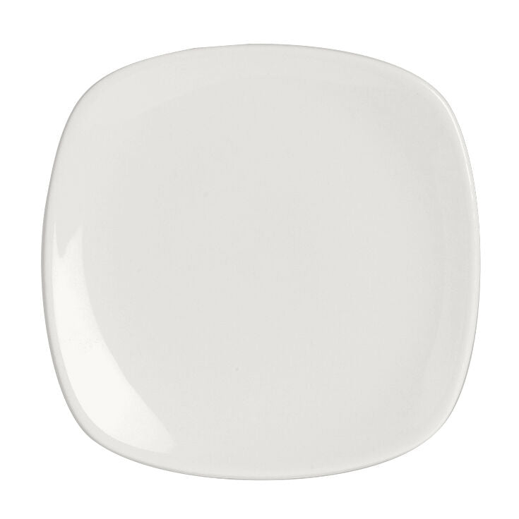 Monaco White Quadro Plate 14cm (5 1/2") - Pack 36
