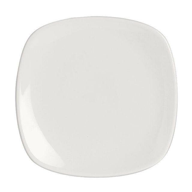 Monaco White Quadro Plate 14cm (5 1/2") - Pack 36