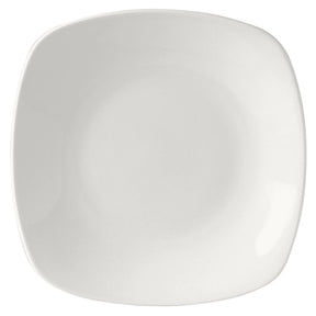 Monaco White Quadro Plate 17.8cm (7") - Pack 36