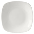 Monaco White Quadro Plate 23cm (9") - Pack 24