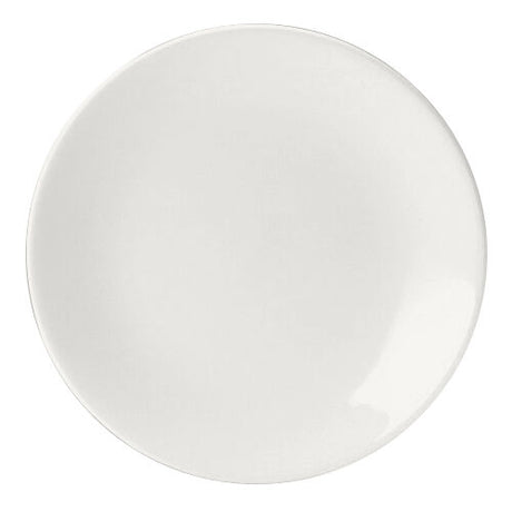 Monaco White Contour Plate 25.5cm (10") - Pack 24