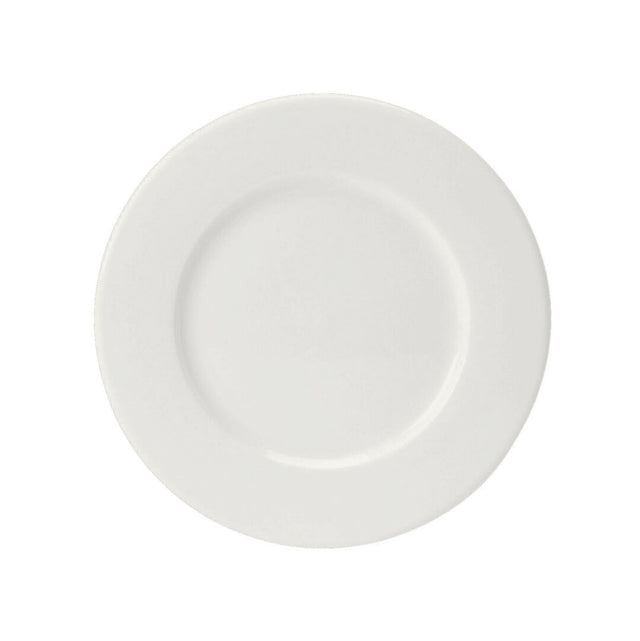 Monaco White Wide Rim Plate 16cm (6 1/4") - Pack 36