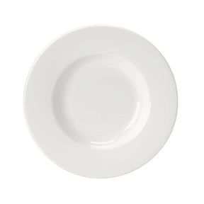Monaco White Rococo Can Saucer 16.5cm (6 1/2") - Pack 36