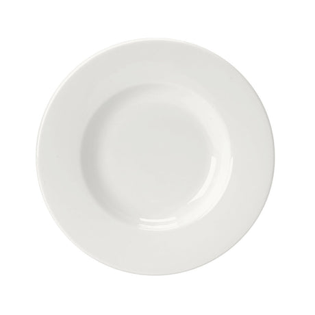 Monaco White Rococo Can Saucer 16.5cm (6 1/2") - Pack 36