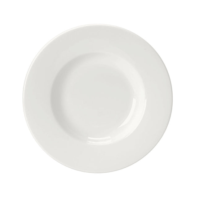 Monaco White Rococo Can Saucer 16.5cm (6 1/2") - Pack 36