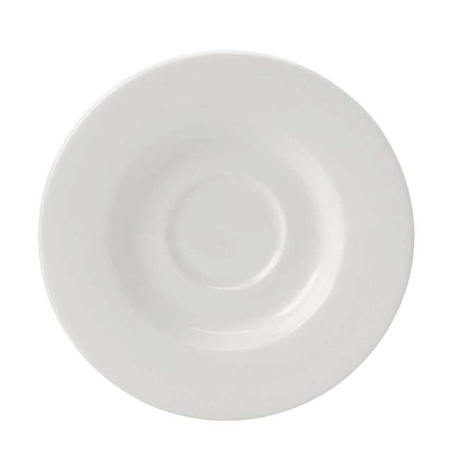 Monaco White Fine Saucer 11.75cm (4 5/8") - Pack 36