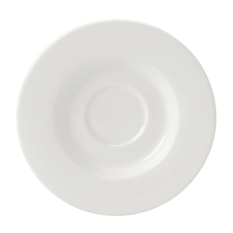 Monaco White Fine Saucer 16.5cm (6 1/2") - Pack 36