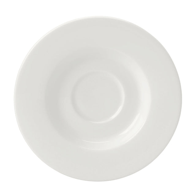 Monaco White Fine Saucer 16.5cm (6 1/2") - Pack 36