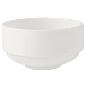 Monaco White Unhandled Stacking Soup Cup 28.5cl (10oz) - Pack 36