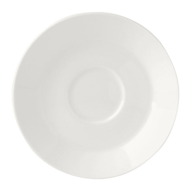 Monaco White Saucer 15.25cm (6") - Pack 36