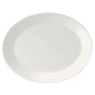 Monaco White Oval Coupe Plate 33cm (13") - Pack 12