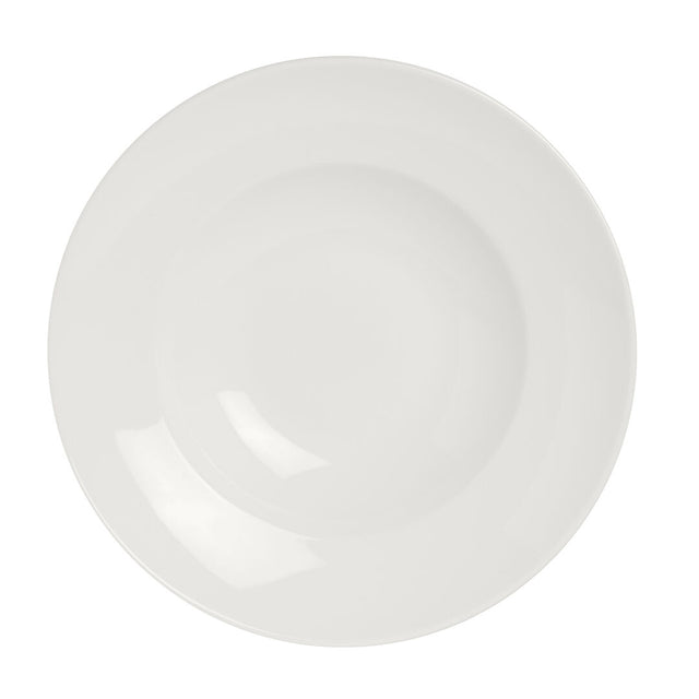 Monaco White Nouveau Bowl 23cm 21.25cl (9" 7 1/2oz) - Pack 24