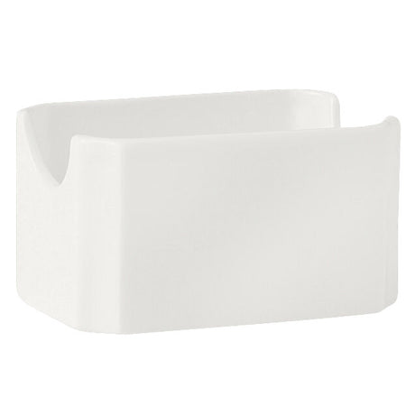 Monaco White Sugar Packet Container 10 x 7cm 17.8cl (4 x 2 3/4" 6 1/4oz) - Pack 12