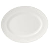 Monaco White Oval Vogue Plate 33cm (13") - Pack 12