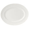 Monaco White Oval Vogue Plate 28cm (11") - Pack 12