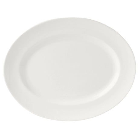 Monaco White Oval Vogue Plate 20.25cm (8") - Pack 24