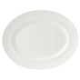 Monaco White Oval Vogue Plate 20.25cm (8") - Pack 24