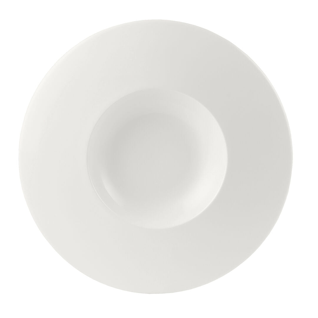 Monaco White Float Medium Well 30.5cm 32.75cl (12" 11 1/2oz) - Pack 6