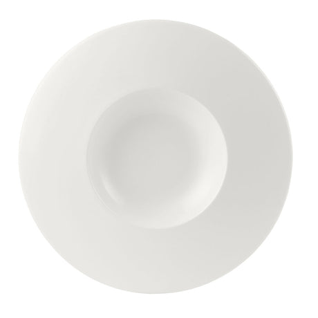 Monaco White Float Medium Well 30.5cm 32.75cl (12" 11 1/2oz) - Pack 6