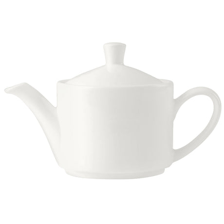 Monaco White Vogue Teapot 85.25cl (30oz) Lid C665 - Pack 6